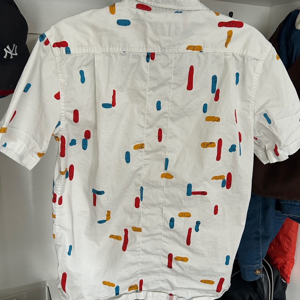 Men's Loft604 Colorful Pattern Shirt - M - Picture 3 of 3